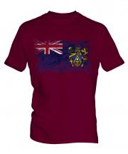 Pitcairn Islands Distressed Flag Mens T-Shirt