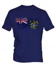 Pitcairn Islands Distressed Flag Mens T-Shirt