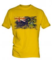 Pitcairn Islands Distressed Flag Mens T-Shirt