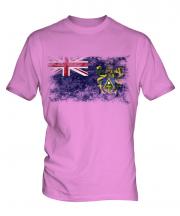 Pitcairn Islands Distressed Flag Mens T-Shirt