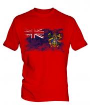 Pitcairn Islands Distressed Flag Mens T-Shirt