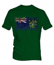 Pitcairn Islands Distressed Flag Mens T-Shirt