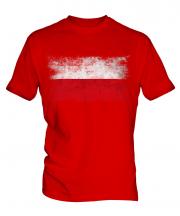 Poland Distressed Flag Mens T-Shirt