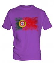 Puerto Rico Distressed Flag Mens T-Shirt