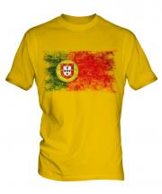 Puerto Rico Distressed Flag Mens T-Shirt