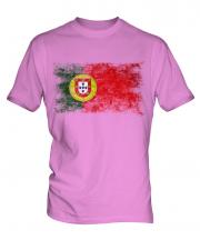 Puerto Rico Distressed Flag Mens T-Shirt