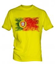 Puerto Rico Distressed Flag Mens T-Shirt