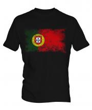 Puerto Rico Distressed Flag Mens T-Shirt