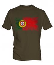 Puerto Rico Distressed Flag Mens T-Shirt