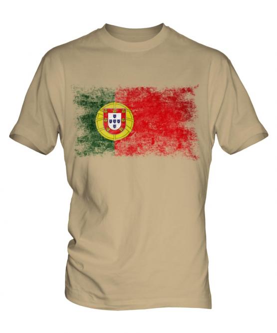 Puerto Rico Distressed Flag Mens T-Shirt