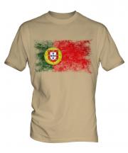 Puerto Rico Distressed Flag Mens T-Shirt