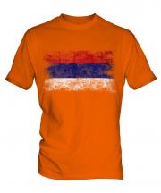 Republika Srpska Distressed Flag Mens T-Shirt