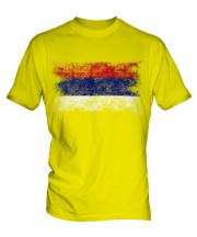 Republika Srpska Distressed Flag Mens T-Shirt