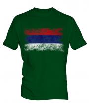Republika Srpska Distressed Flag Mens T-Shirt