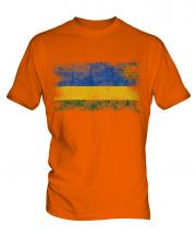 Rwanda Distressed Flag Mens T-Shirt