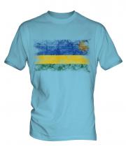 Rwanda Distressed Flag Mens T-Shirt
