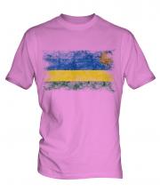 Rwanda Distressed Flag Mens T-Shirt