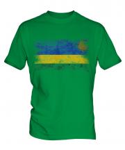Rwanda Distressed Flag Mens T-Shirt