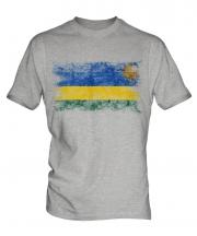 Rwanda Distressed Flag Mens T-Shirt