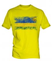 Rwanda Distressed Flag Mens T-Shirt