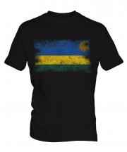 Rwanda Distressed Flag Mens T-Shirt