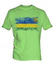 Rwanda Distressed Flag Mens T-Shirt