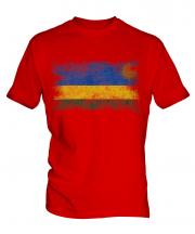Rwanda Distressed Flag Mens T-Shirt