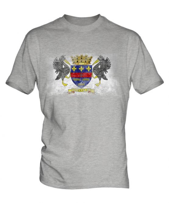 Saint Barthelemy Distressed Flag Mens T-Shirt