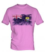 Saint Helena Distressed Flag Mens T-Shirt