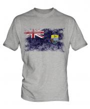 Saint Helena Distressed Flag Mens T-Shirt