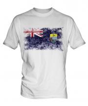 Saint Helena Distressed Flag Mens T-Shirt