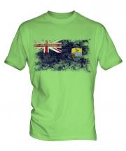 Saint Helena Distressed Flag Mens T-Shirt