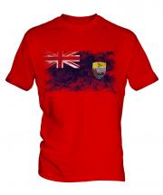 Saint Helena Distressed Flag Mens T-Shirt