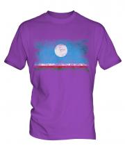 Sakha Republic Distressed Flag Mens T-Shirt