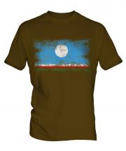 Sakha Republic Distressed Flag Mens T-Shirt