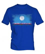 Sakha Republic Distressed Flag Mens T-Shirt