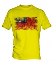 Samoa Distressed Flag Mens T-Shirt