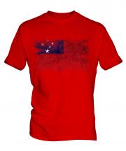 Samoa Distressed Flag Mens T-Shirt