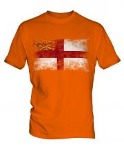 Sark Distressed Flag Mens T-Shirt