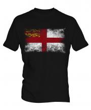 Sark Distressed Flag Mens T-Shirt
