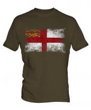 Sark Distressed Flag Mens T-Shirt