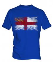 Sark Distressed Flag Mens T-Shirt