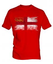 Sark Distressed Flag Mens T-Shirt