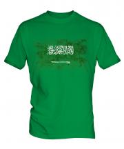 Saudi Arabia Distressed Flag Mens T-Shirt