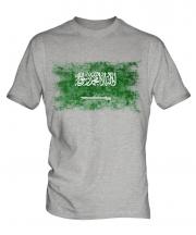 Saudi Arabia Distressed Flag Mens T-Shirt