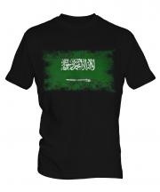 Saudi Arabia Distressed Flag Mens T-Shirt