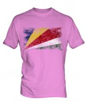 Seychelles Distressed Flag Mens T-Shirt