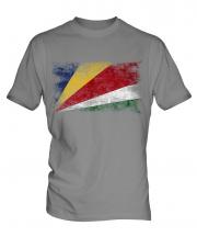 Seychelles Distressed Flag Mens T-Shirt