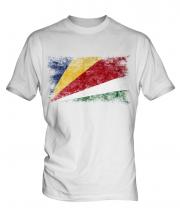 Seychelles Distressed Flag Mens T-Shirt