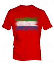 Sierra Leone Distressed Flag Mens T-Shirt